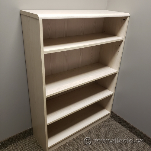 Pale Blonde Bookshelf Bookcase w/ Adjustable Shelves Allsold.ca Buy